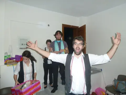 2012 Αρχοντοχωριάτης · πρόβες παρασκήνια