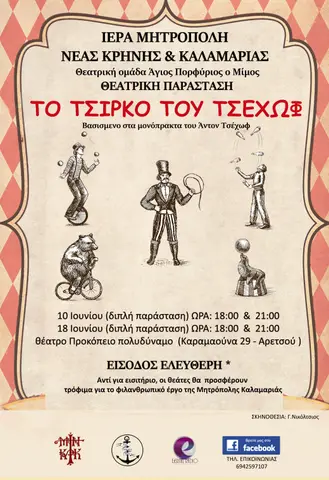 Αφίσα — Το τσίρκο του Τσέχωφ