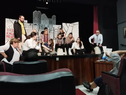 2026 Η Μόμο και οι Γκρί · Πρόβες παρασκήνια